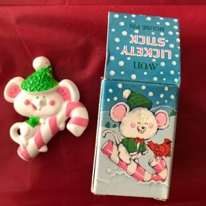 Avon Lickety Stick Mouse Pin-VINTAGE